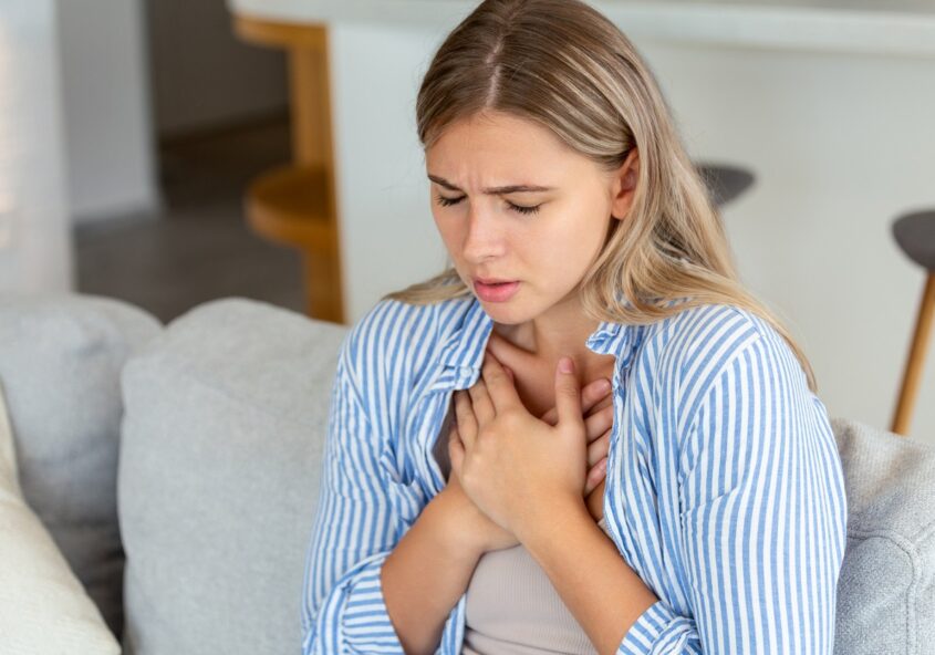 durere în piept când respir