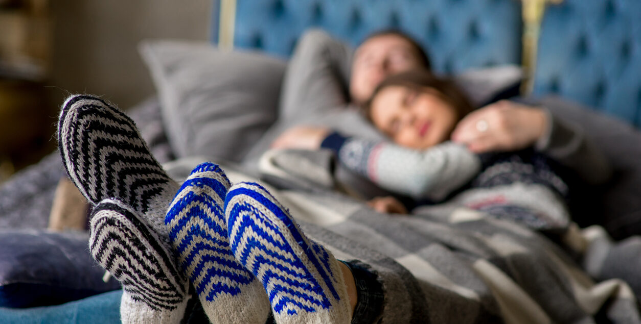 șosete și calitatea somnului