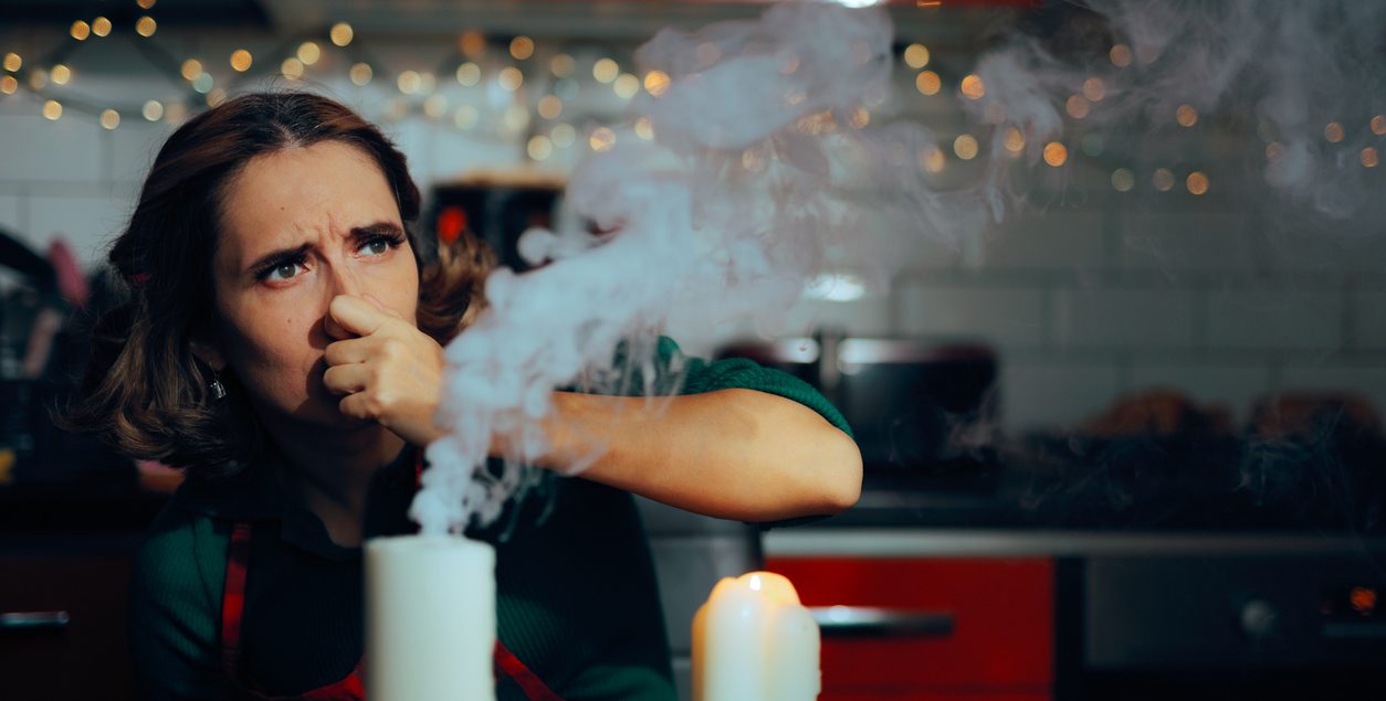 lumânările parfumate irită plămânii